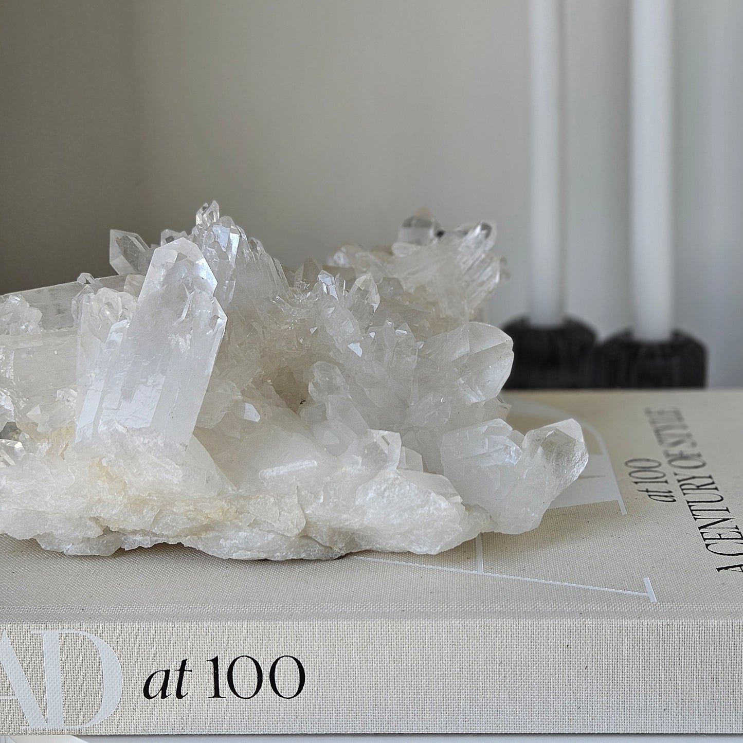 Oversize White Quartz Crystal